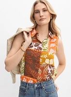 Floral Patchwork Blouse