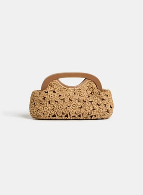 Straw Crochet Handbag