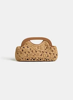 Straw Crochet Handbag