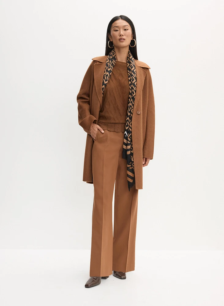 Manteau à col cranté et pantalon coupe Soho