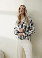 Leaf Print Blouse