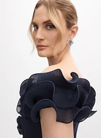 Ruffled Off-The-Shoulder Dress
