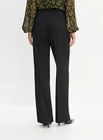 Wide-Leg Pintuck Pants
