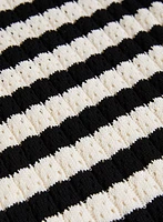 Striped Openwork Tank Top