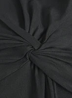 Robe ceinturée en mélange de lin