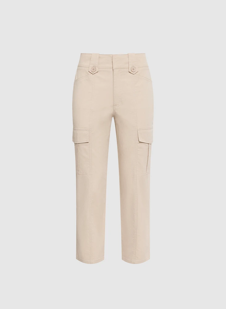 Capri cargo en coton extensible