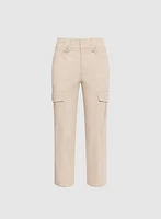 Capri cargo en coton extensible