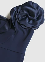 Asymmetrical Ruffle Dress