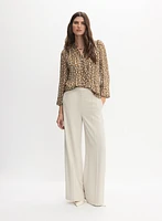Blouse à motif abstrait