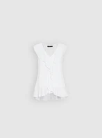 Ruffle Detail Top