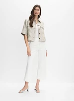 Joseph Ribkoff - Linen Short Sleeve Jacket