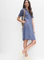 Garment-Washed Dress