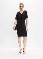 Adrianna Papell - Split Sleeve Blouson Dress
