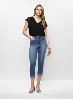 V-Neck Chiffon Blouse