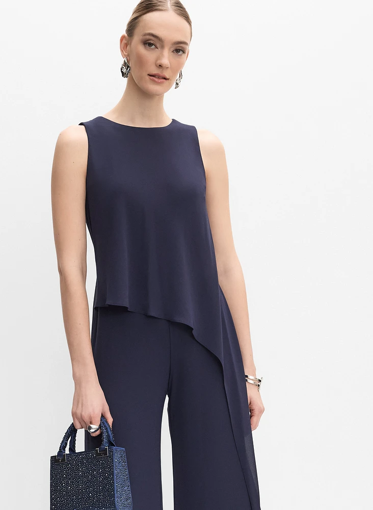 Combinaison asymétrique en chiffon
