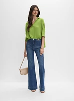 Joseph Ribkoff - Satin Polo Blouse