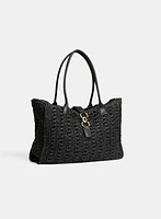 Woven Straw Tote Bag