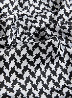 Houndstooth Print Scarf