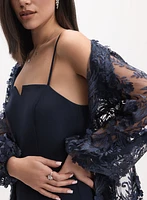 Floral Appliqué Jumpsuit