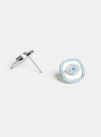 Resin Eye Motif Earrings