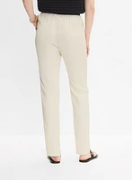 Contrast Waistband Pants