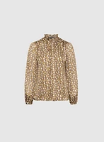 Blouse à motif abstrait