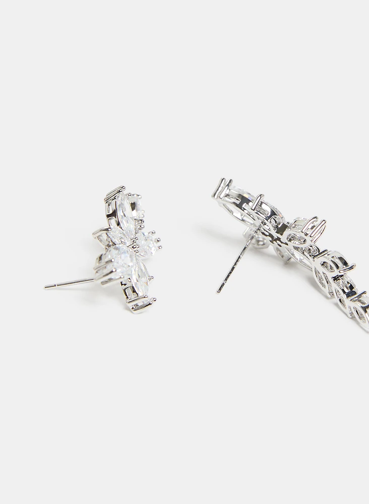 Cubic Zirconia Stud Earrings