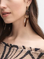 Resin Teardrop Earrings