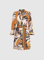 Floral Shirt Dress