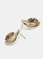 Glass Stone Earrings