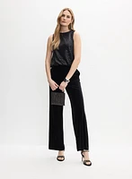 Reflective Dot Print Top