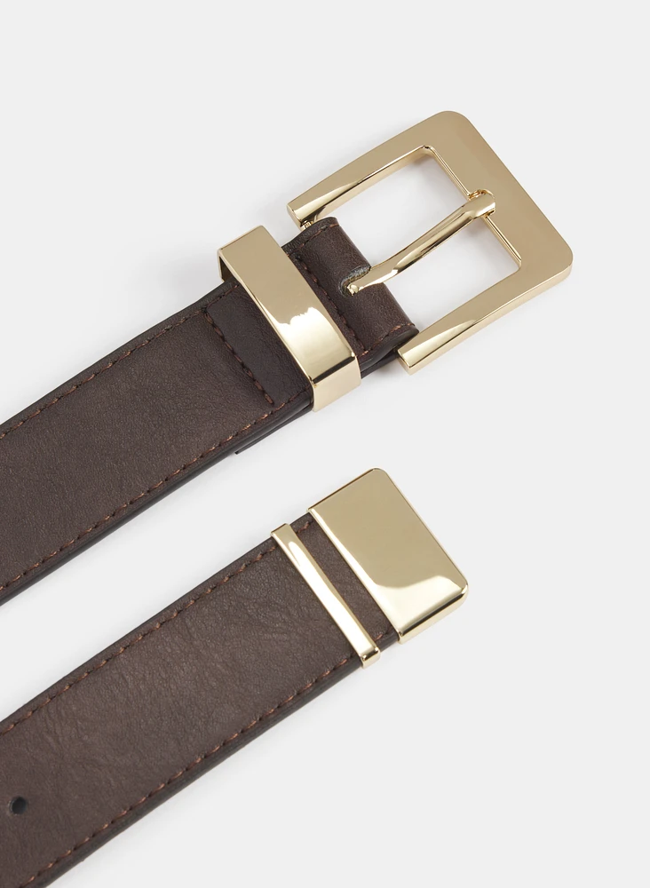 Square Buckle Belt