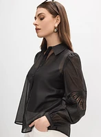 Blouse en voile de coton