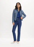 Veste en bouclé à fermeture éclair