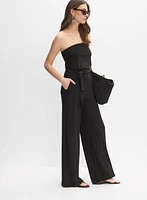 Strapless Jersey Jumpsuit