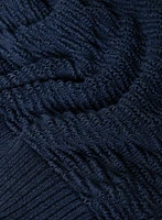 Pull texturé sans manches