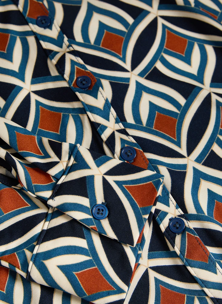 Abstract Print Top