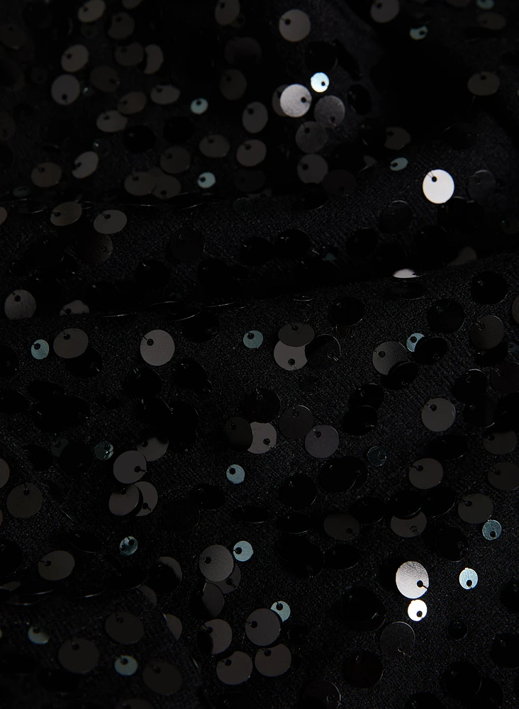 Cardigan long à paillettes