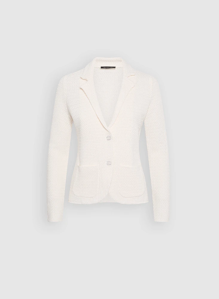 Notch Collar Cardigan
