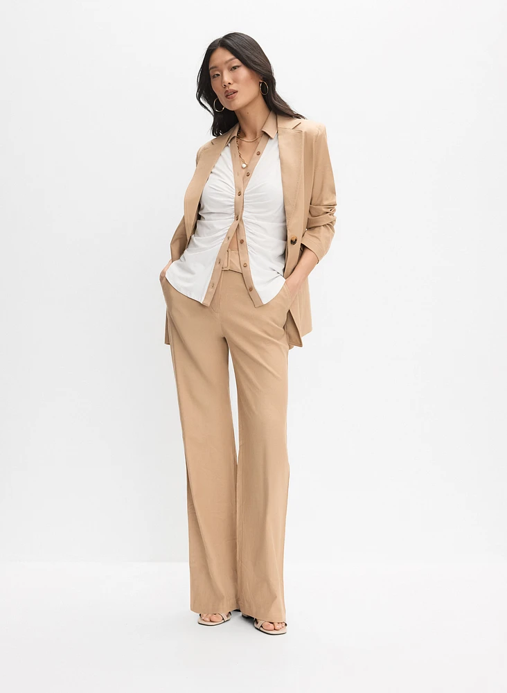 Sleeveless Ruched Top