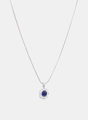 Cubic Zirconia Pendant Necklace