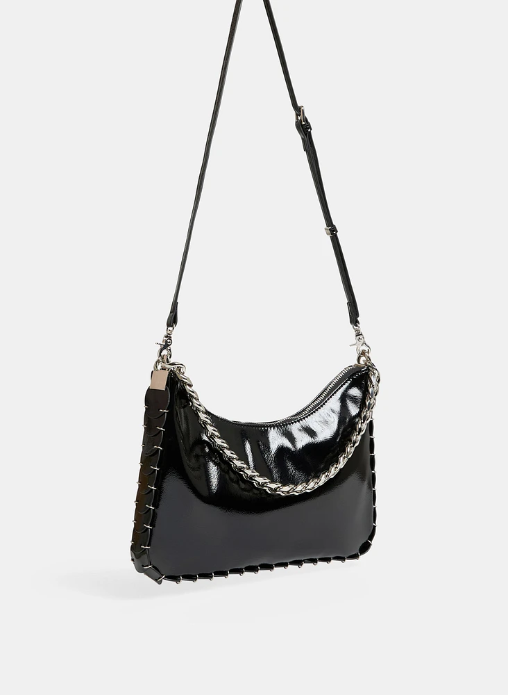 Patent Vegan Leather Handbag