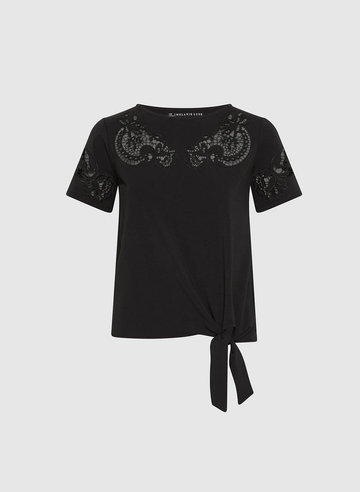 Embroidered Detail T-Shirt