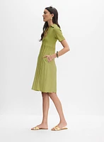 Robe à col chemisier