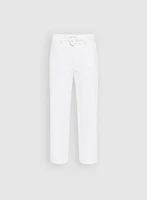 Cotton Straight-Leg Pants