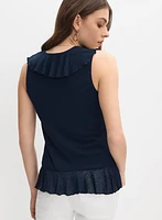 Ruffle Detail Top