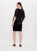Joseph Ribkoff - Robe à poncho asymétrique