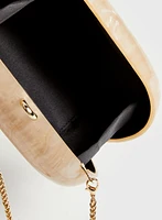 Pochette ovale et nacrée