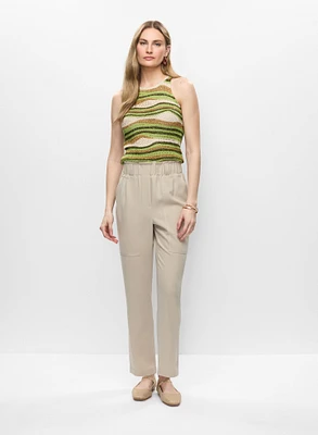 Camisole en tricot et pantalon droit