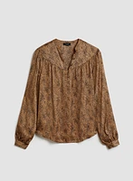 Animal Print Blouse